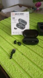 Tws Dual Pairing Earbuds with Mic Advanced ENC, Long Playtime Headset - Fabric Detail by Nari Haat, Indian ethnic wea...