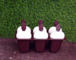 Plastic Ice Candy Maker Kulfi Maker Moulds Set with 6 Cups (Multicolour) - Neckline Detail by Nari Haat, Indian ethni...