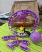 Smart Fitness Hula Hoops with Ball and Intelligent Counter (1 Pc / With Brown Box) - Fabric Detail by Nari Haat, Indi...