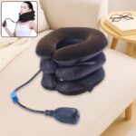 Three Layers Neck Traction Pillow for Pain Relief