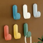 Self Adhesive Waterproof Wall Hooks for Multipurpose Home Storage (20 Pcs Set) - Front View by Nari Haat, Indian ethn...