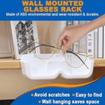 Wall Mounted Sunglasses Holder (4 Pcs Set) - Back View by Nari Haat, Indian ethnic wear, women clothing, designer suit