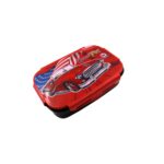 Beautiful Car Design Printed Plastic Lunch Box With Inside Small Box & Spoon for Kids, Air Tight Lunch Tiffin Box for...