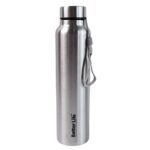 Stainless Steel Single Wall Drink Water Bottle (1000 ML) - Back View by Nari Haat, Indian ethnic wear, women clothing...