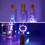 Wine Bottle Cork LED String Light, 2M Cable Multicolor, Battery Operated (1 Pc) - Closeup Embroidery by Nari Haat, In...