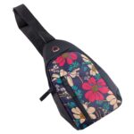 Waterproof Waist Bag – Shoulder Crossbody Bag with USB Charging Slot - Sleeve Design by Nari Haat, Indian ethnic we...