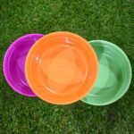 Household Storage Plastic Round Bowl / Tub / Basket / Bucket set - Pack of 3 - Fabric Detail by Nari Haat, Indian eth...