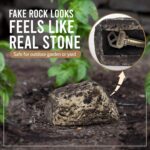 Realistic Fake Rock Key Hider – Weatherproof Outdoor Key Storage Emergencies (1 Pc) - Sleeve Design by Nari Haat, I...