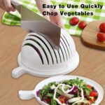 Plastic 60 Seconds Salad Cutter Salad Maker Salad Bow  (1 Pc) - Full Detail by Nari Haat, Indian ethnic wear, women c...