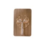 Plastic Adhesive Sticky Waterproof and Oil Proof, Wall Hook (5.5×3.5 Cm) - Sleeve Design by Nari Haat, Indian ethnic...