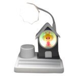 Cute Cartoon Home Design LED Desk Light with Plastic Base, Multi-Color (1 Pc) - Sleeve Design by Nari Haat, Indian et...