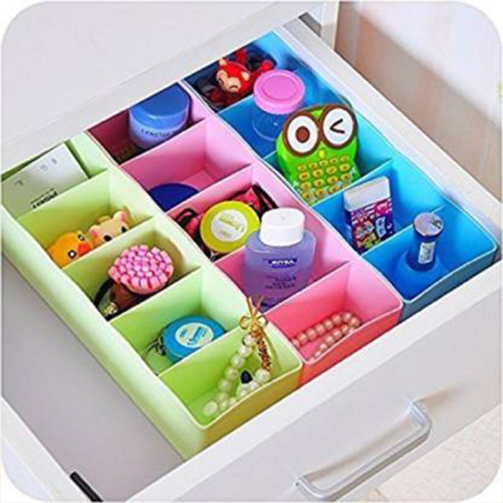 4-Piece Desktop Storage Organizer Box Set