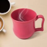 Premium Plastic Coffee,Tea Mug with Handle (1 Pc / With Color Box / Mix Color) - Closeup Embroidery by Nari Haat, Ind...