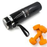 Double Stainless Steel Wall Flask Vacuum Insulated Water Bottle - Closeup Embroidery by Nari Haat, Indian ethnic wear...