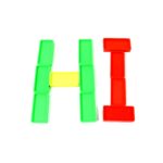 Kids 120 Domino Blocks Dominoes (120 Pcs Set) - Closeup Embroidery by Nari Haat, Indian ethnic wear, women clothing, ...