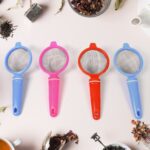 Plastic Multipurpose Tea and Coffee Strainer (Pack of 12 Pcs) - Back View by Nari Haat, Indian ethnic wear, women clo...