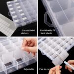 36 Grids Clear Plastic Transparent Organizer Box (1pc) - Neckline Detail by Nari Haat, Indian ethnic wear, women clot...