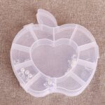 Plastic Apple Shape Jewellery Storage Box (1 Pc) - Neckline Detail by Nari Haat, Indian ethnic wear, women clothing, ...
