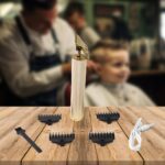 Men’s Hair Trimmer & Beard Clipper with 4 Adjustable Blades & Cleaning Brush - Neckline Detail by Nari Haat, Indian...