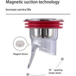 Plastic Odour Proof Floor Drain Sink Drain for Toilet Bathroom Kitchen (1 Pc) - Back View by Nari Haat, Indian ethnic...