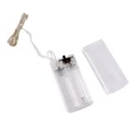 Multicolor 2AA Battery Powered, Copper Wire String Fairy Lights with 30 LEDs - Back View by Nari Haat, Indian ethnic ...