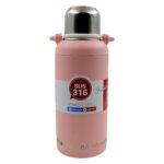 Stainless Steel 316 Vacuum Insulated Travel Bottle / Kettle (1300 ML) - Back View by Nari Haat, Indian ethnic wear, w...