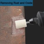 Wool Felt Polishing Buffing Wheels, Wool Felt Mounted Polishing Bits (3 Pcs Set) - Closeup Embroidery by Nari Haat, I...