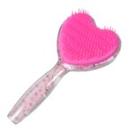 Heart Shape Hair Brush Massage Shower Comb (1 Pc), Hair accessories - Sleeve Design by Nari Haat, Indian ethnic wear,...