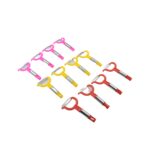 Fruit Peeler Vegetable Peel Removal Tool (12 Pc Set) - Back View by Nari Haat, Indian ethnic wear, women clothing, de...