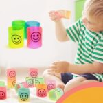 Multicolor Magic Smiley Spring, Spring Toys, Slinky spring toy(12 Pcs Set) - Back View by Nari Haat, Indian ethnic we...