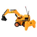Plastic JCB Construction Toy Remote Control Super Power JCB Truck Toy for Kids 1 Set - Back View by Nari Haat, Indian...