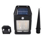 18W Solar Wall Double Lights / Lamp with 2 Modes & Motion Sensor (1 Pc) - Sleeve Design by Nari Haat, Indian ethnic w...