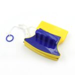 Magnetic Glass Cleaner (1 Pc): Square, Double-Sided Wiper, 2 Extra Pads - Back View by Nari Haat, Indian ethnic wear,...