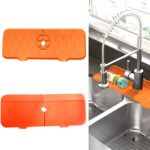 Silicone Faucet Splash Guard Pad Kitchen & Bathroom Sink (1 Pc / Mix Design & Size) - Image 6