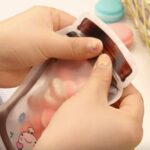 Plastic Transparent Medium Jar Shaped Pouch With Zipper (1 Pc) - Neckline Detail by Nari Haat, Indian ethnic wear, wo...