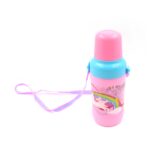 500ml Insulated Sports Water Bottle with Dori & Straw: Leakproof, BPA-Free, Kids - Back View by Nari Haat, Indian eth...