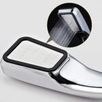 High Pressure Shower Head 300 Holes Handheld Powerful Booster Spray  for Bathroom - Fabric Detail by Nari Haat, India...