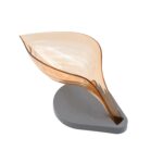 Plastic Leaf Shape Soap Box, Soap Holder (1 Pc / With Color Box) - Neckline Detail by Nari Haat, Indian ethnic wear,...