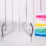 Metal Steel Folding Drying Rack - Fabric Detail by Nari Haat, Indian ethnic wear, women clothing, designer suit