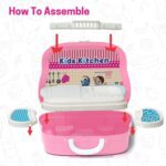 Kitchen Set for Kids Girls Pretend Play Toys Little (23 Pcs Set Approx) - Full Detail by Nari Haat, Indian ethnic wea...