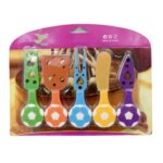 Football Soccer Cheese Knife Set (5 Pcs Set) - Sleeve Design by Nari Haat, Indian ethnic wear, women clothing, design...