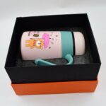Smart Vacuum Insulated Water Bottle with LED Display & Gift Box (600 ML Approx) - Sleeve Design by Nari Haat, Indian ...