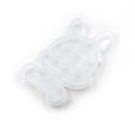 Transparent Cartoon Bear Plastic Storage Box Jewelry Organizer Holder  1 Pc - Back View by Nari Haat, Indian ethnic w...