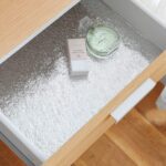 Aluminium Kitchen Wall Sheet Aluminium Without Adhesive (3 Pc / 50x90 Cm) - Neckline Detail by Nari Haat, Indian ethn...