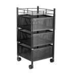 Metal High Quality Kitchen Trolley Kitchen Organizer Items and Kitchen Accessories Items for Kitchen Rack Square Desi...