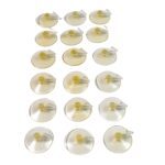 Transparent Rubber Vacuum Sucker, Suction Cup Hooks (18 Pcs Set) - Sleeve Design by Nari Haat, Indian ethnic wear, wo...
