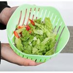 2 In 1 Salad Cutter Bowl with Lemon Squeezer Citrus Juicer (1 Pc) - Closeup Embroidery by Nari Haat, Indian ethnic we...