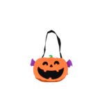 Halloween Pumpkin Bags Non- Woven Candy Bags for Halloween Party Favors - Back View by Nari Haat, Indian ethnic wear,...