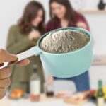 Stainless Steel and Plastics Measuring Cups (5 Pcs Set) - Fabric Detail by Nari Haat, Indian ethnic wear, women cloth...