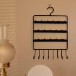 Wall Mounted Earring Organizer – Hanging Jewellery Rack (1 Pc / Mix Size) - Back View by Nari Haat, Indian ethnic w...